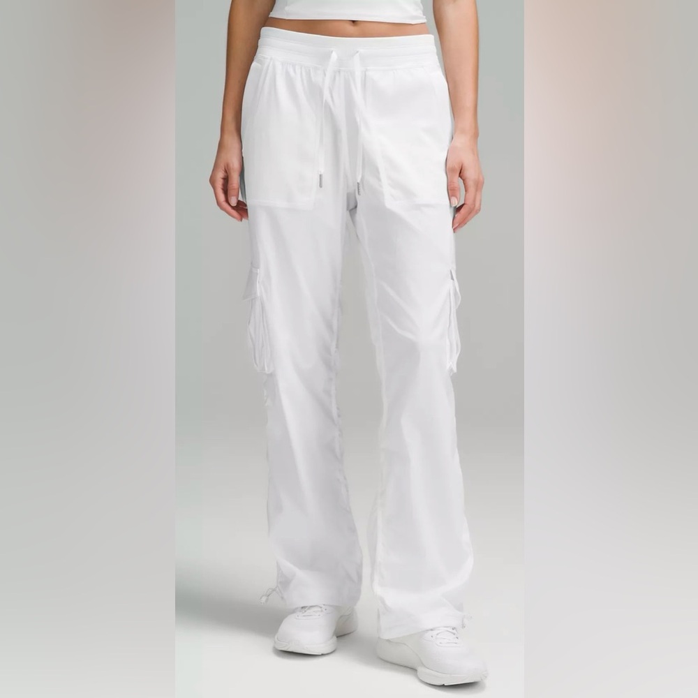 Lululemon Dance Studio Relaxed-Fit Mid-Rise Cargo Pant in White